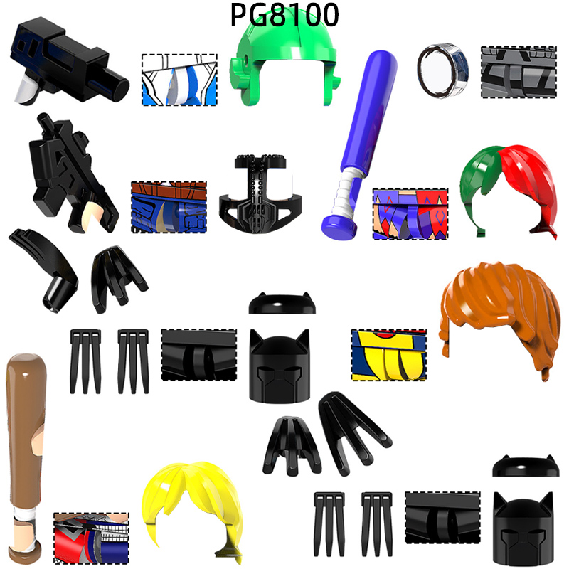 Model Kit Pg - The PG8100 Weapons Pants Hair Parts