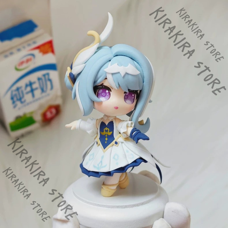 Model Kit Figures - Genshin Impact Odette Q-version Clay Statue