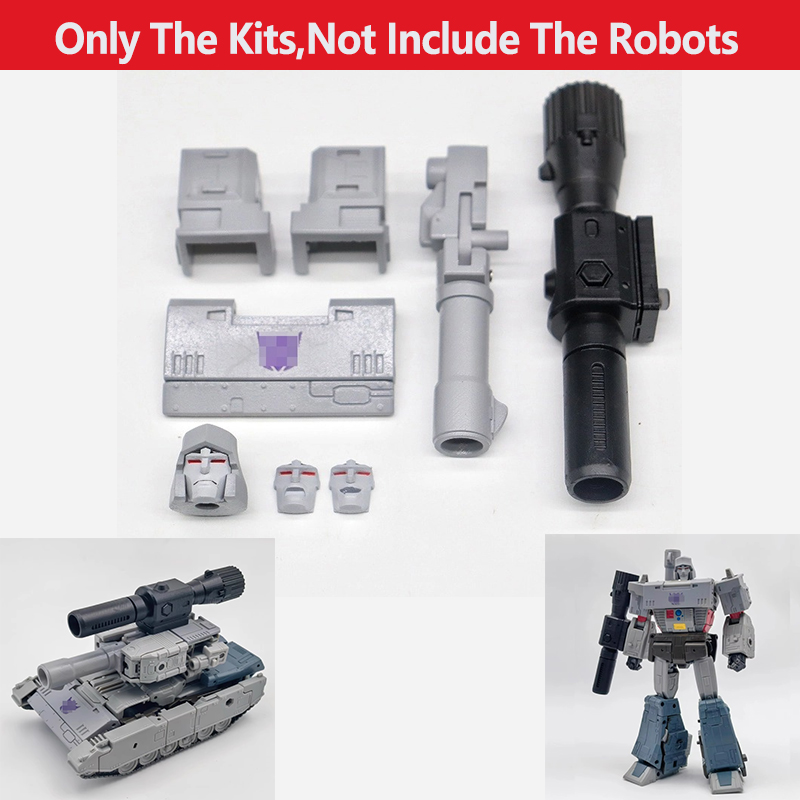 Model Kit Robot - Arm Cannon, Tank Cannon, Replacement Head,