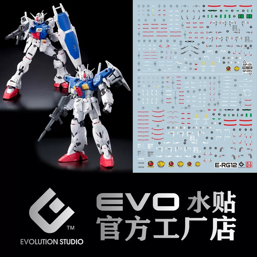 Model Kit Hobby - EVO Water Transfer Decals Stickers Fit