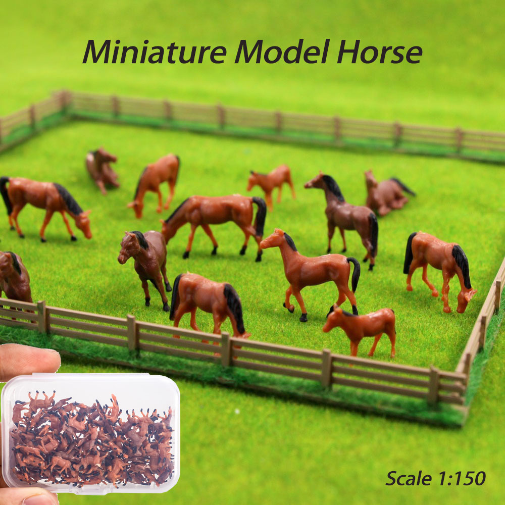 Model Kit Horse - Tỷ Lệ 1:150 Thu Nhỏ Mô