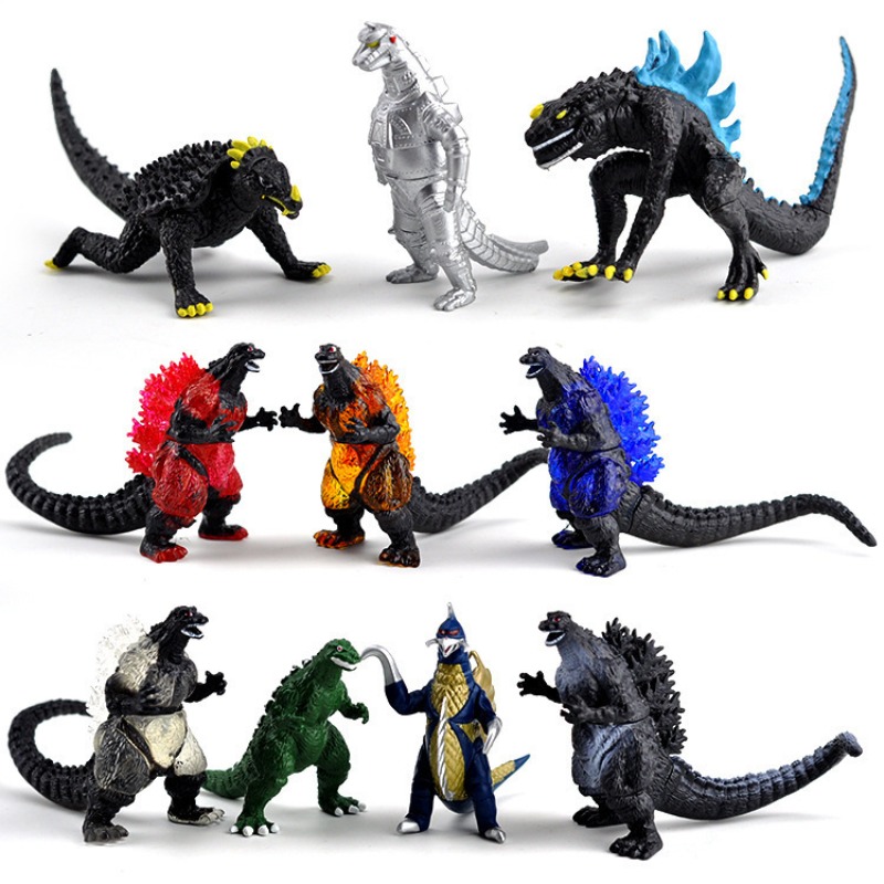 10pcs/set Godzilla Movie Perip - đánh giá và giá Model Kit Bandai