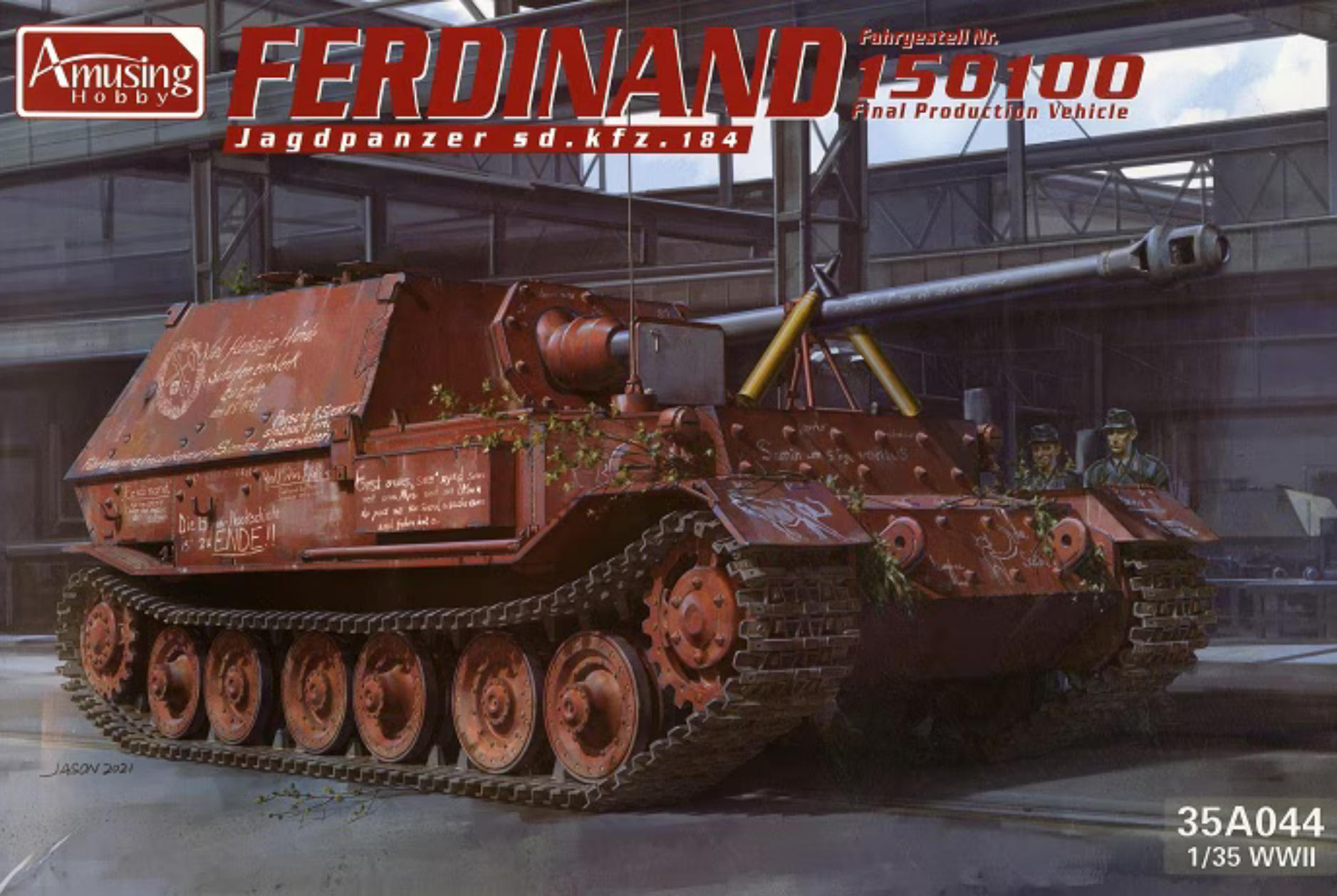 35A044 Amusing 135 Ferdinand N - đánh giá và giá Model Kit History