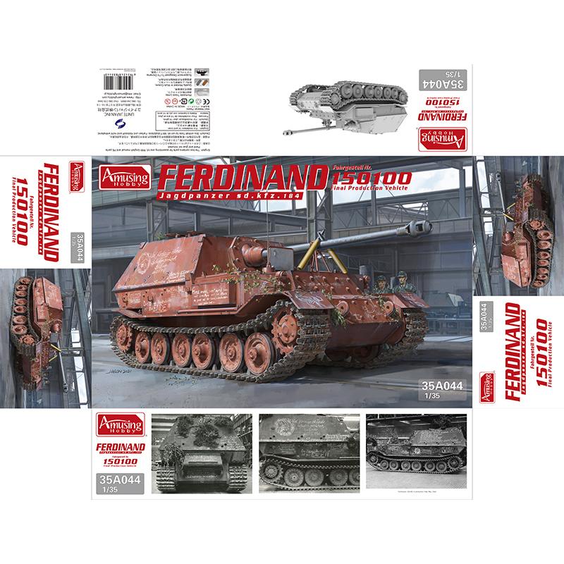 35A044 Amusing 135 Ferdinand N - đánh giá và giá Model Kit History