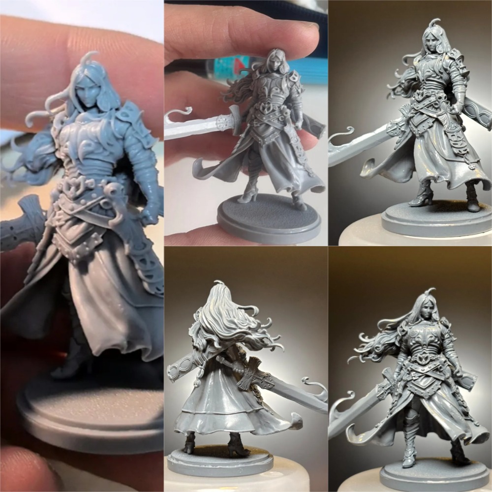38mm Beauty Soldier Resin Figu - đánh giá và giá Model Kit History