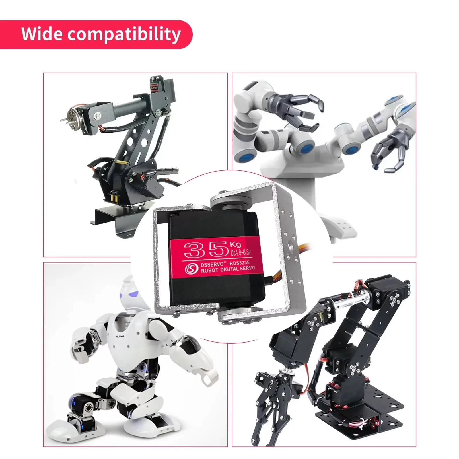 1/2/4 Set Dsservo RDS3235MG 35 - đánh giá và giá Model Kit Robot