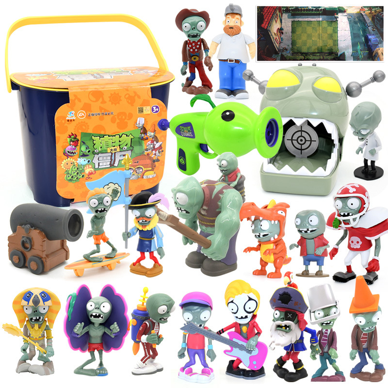 18pcs Role Plants Vs. Zombies  - đánh giá và giá Model Kit Zombie
