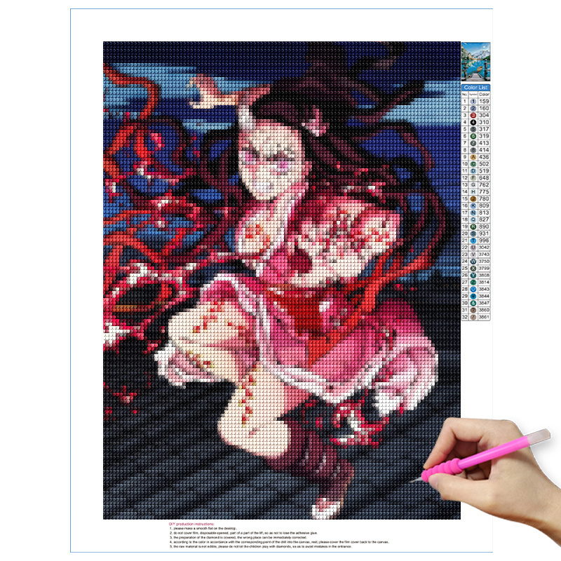 Demon Slayer Diamond Painting  - đánh giá và giá Model Kit Zenitsu