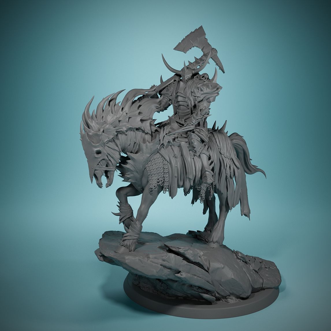 80mm Dark Night Death Horse Bo - đánh giá và giá Model Kit Horse