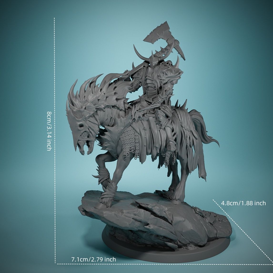 80mm Dark Night Death Horse Bo - đánh giá và giá Model Kit Horse