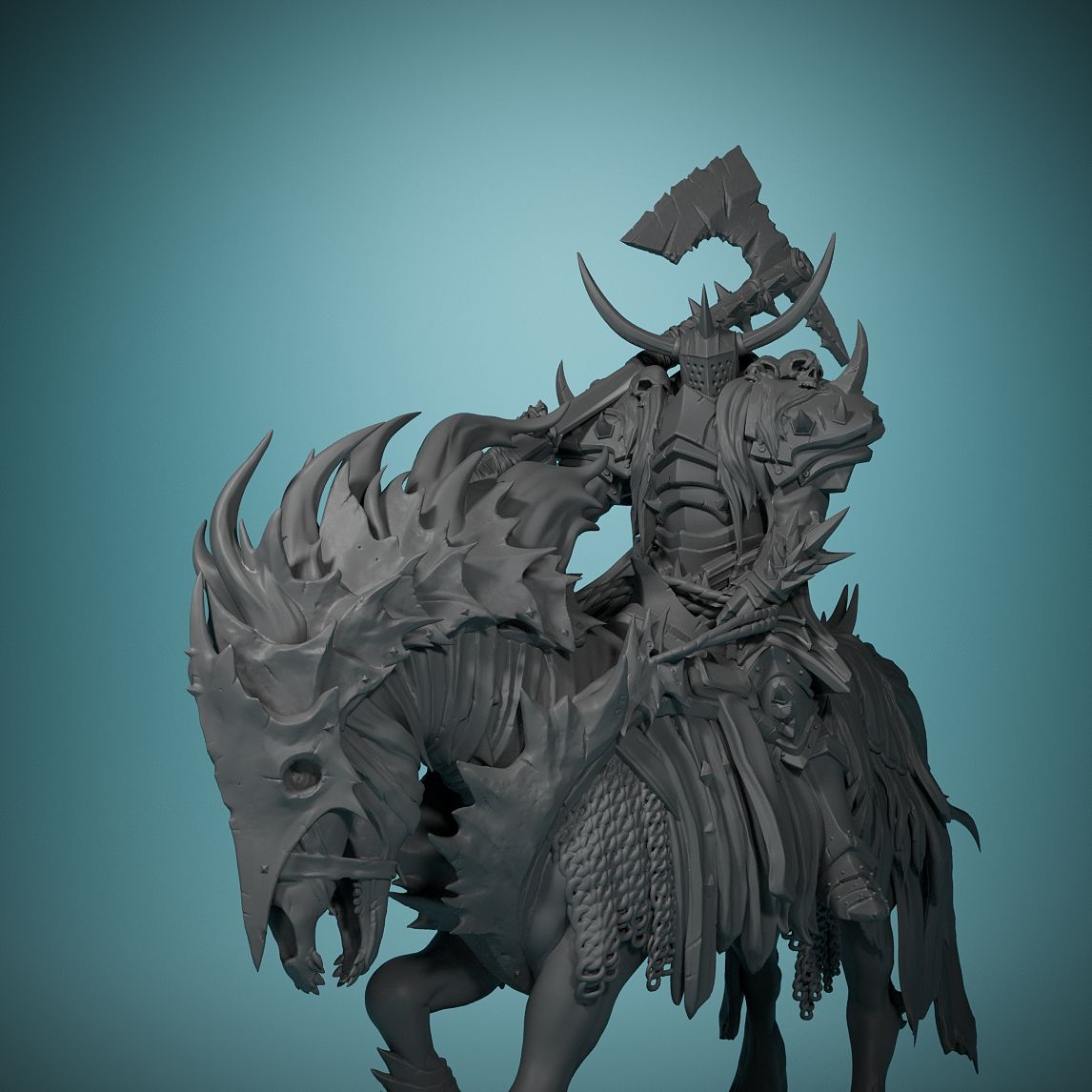 80mm Dark Night Death Horse Bo - đánh giá và giá Model Kit Horse