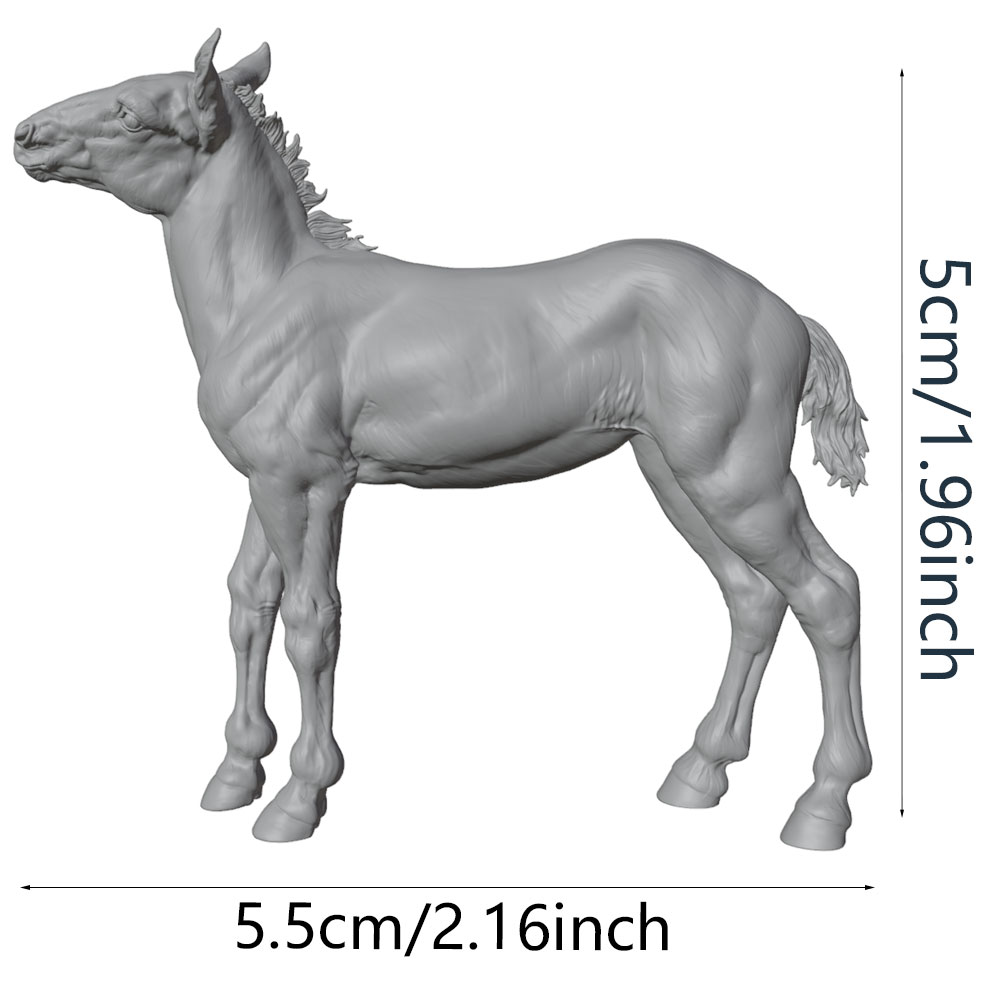 High-Detail Printing, Realisti - đánh giá và giá Model Kit Horse