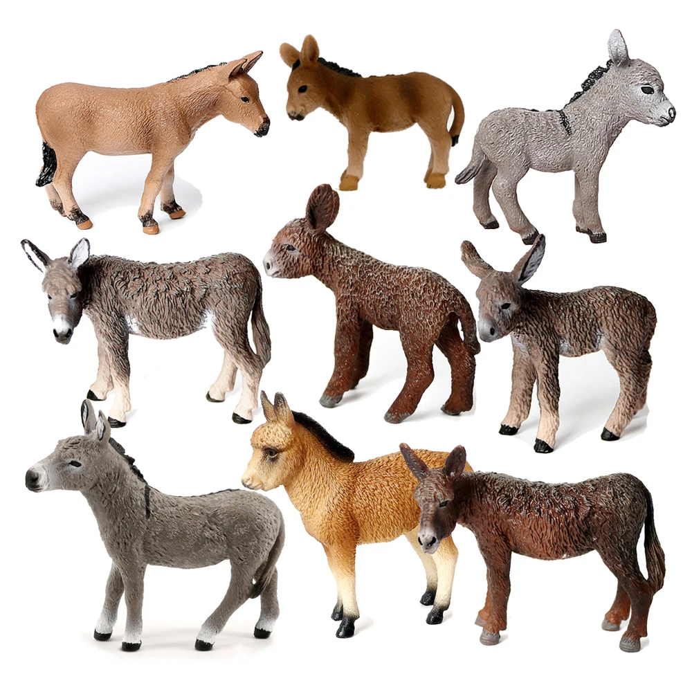 Donkey Model Toy Animals Figur - đánh giá và giá Model Kit Horse