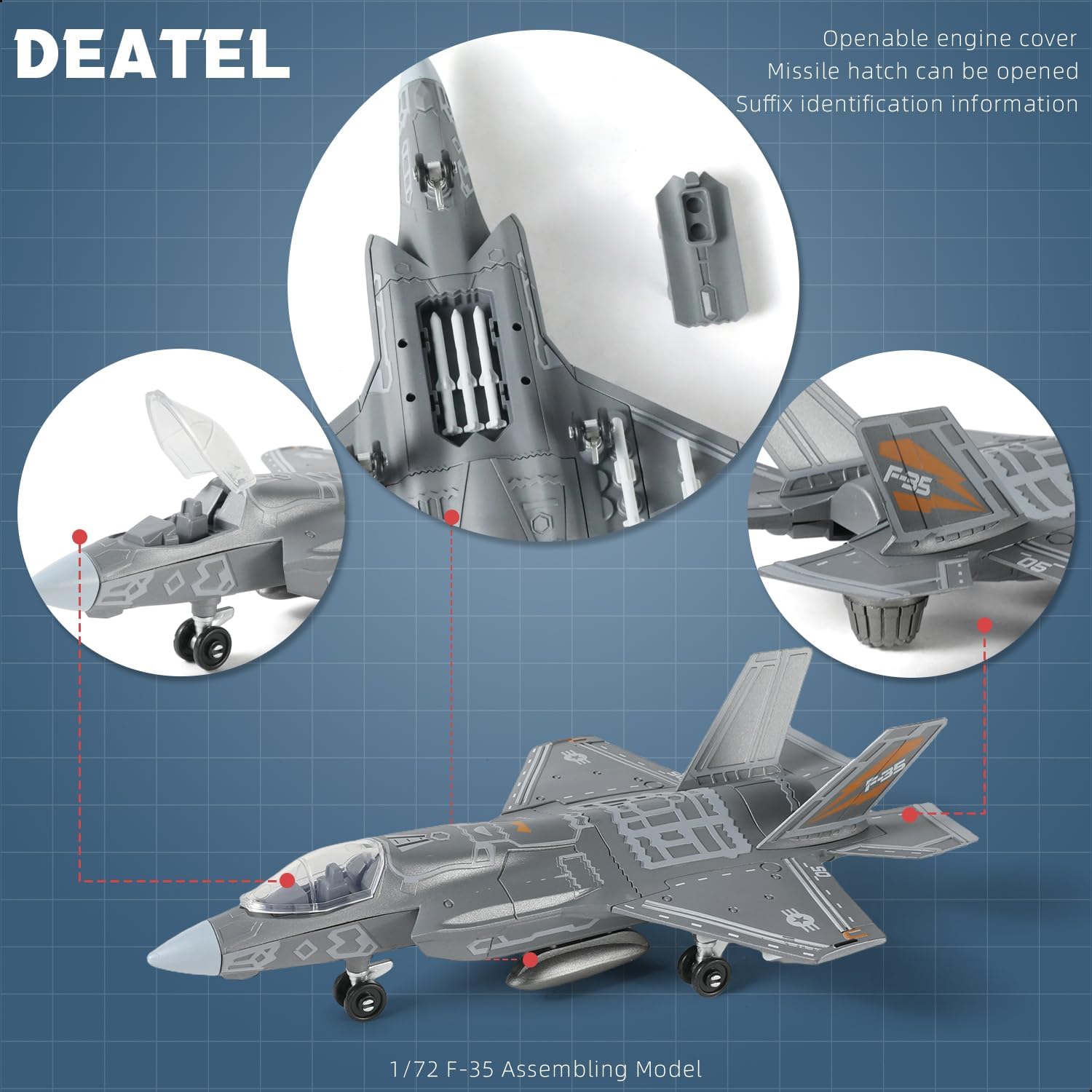 1:72 Scale F-35 Fighter Jet Qu - đánh giá và giá Model Kit History