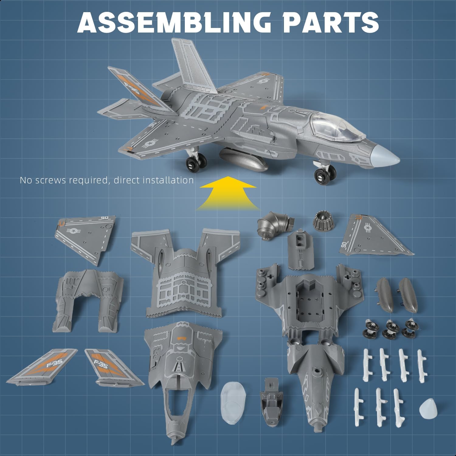 1:72 Scale F-35 Fighter Jet Qu - đánh giá và giá Model Kit History