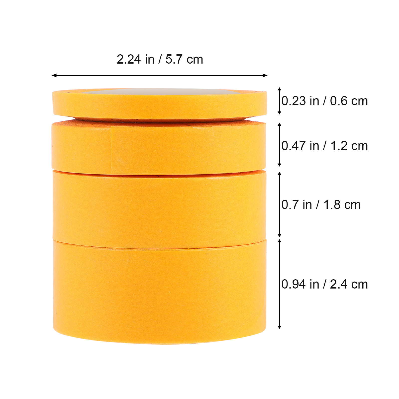 4 Rolls Thin Painter Tape Fine - đánh giá và giá Masking Tape Thin
