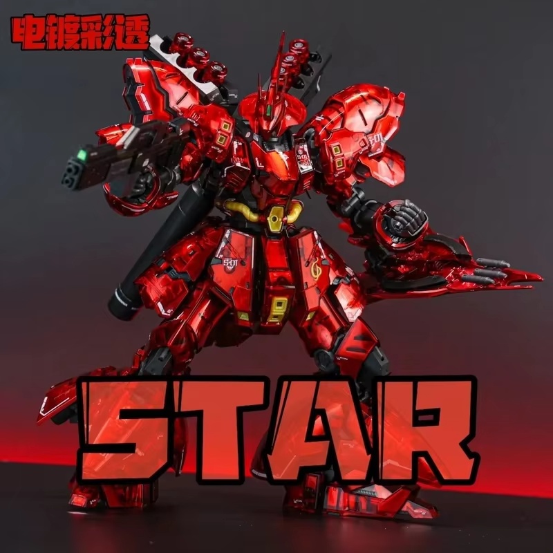 STAR Sazabi Electroplated Clea - đánh giá và giá Model Kit Pg